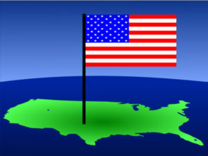 american flag illustration