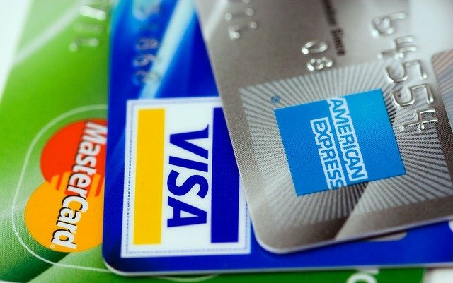 various credit cards